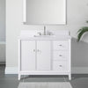 Carla bathroom cabinet. Contemporary fluted doors vanity secretbathstore