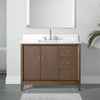 Carla bathroom cabinet. Contemporary fluted doors vanity secretbathstore