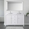 Carla bathroom cabinet. Contemporary fluted doors vanity secretbathstore