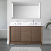 Carla bathroom cabinet. Contemporary fluted doors vanity secretbathstore