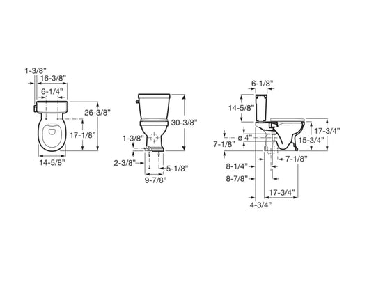 Carmen by Roca Vintage Floor mounted Toilet, Traditional toilets. Roca