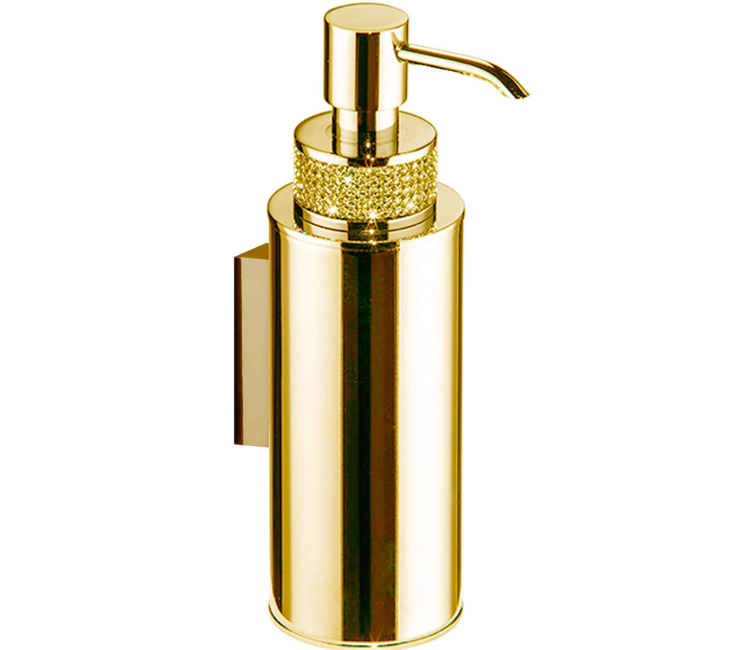 Cecilia wall soap dispenser with Swarovski crystals Secret Bath