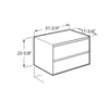 Cube Bath Vanity with sink. 32 inches bathroom vanity. Roca Group