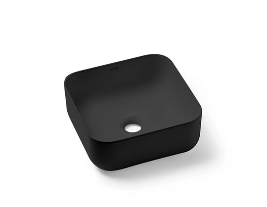 Modern Square Porcelain Vessel Sink | Multi-Color Bathroom Basin