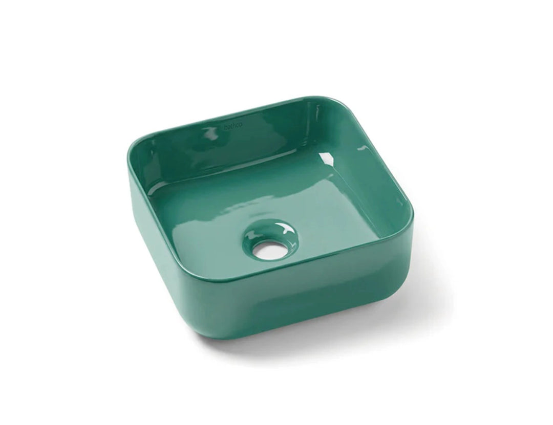 Modern Square Porcelain Vessel Sink | Multi-Color Bathroom Basin