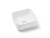 Modern Square Porcelain Vessel Sink | Multi-Color Bathroom Basin
