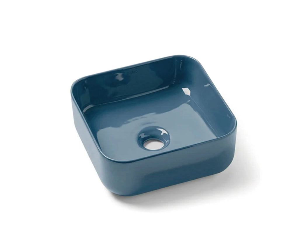 Modern Square Porcelain Vessel Sink | Multi-Color Bathroom Basin