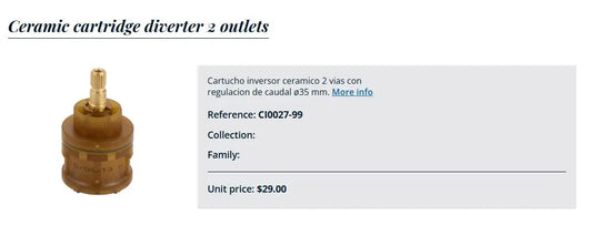 Cubic thermostatic shower column. Shower system set MZ