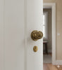 Dover Center door fixed knob 3 in . Classica collection. Brass door Knob Luxury door knobs.