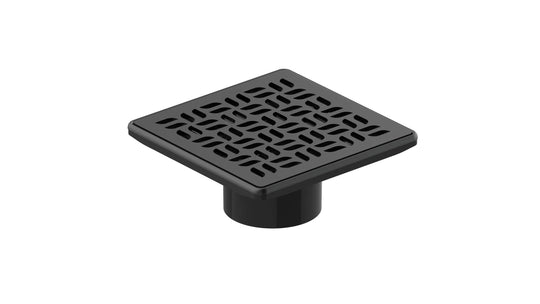 Square 4" shower drain. Modern shower drains. Guru