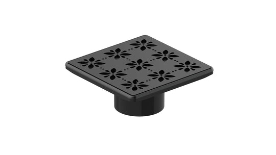 Square 4" shower drain. Modern shower drains. Guru