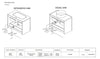 Eclipse modern bathroom vanity. Contemporary bathroom cabinet secretbathstore