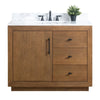 Elliott 42" free standing bathroom vanity. Wood bathroom cabinet Secret Bath