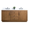 Elliott 72" free standing double sink bathroom vanity. Secret Bath
