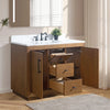 Elliott 48" free standing bathroom vanity. Wood bathroom cabinet Secret Bath