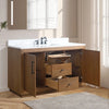 Elliott 60" free standing single sink bathroom vanity. Secret Bath
