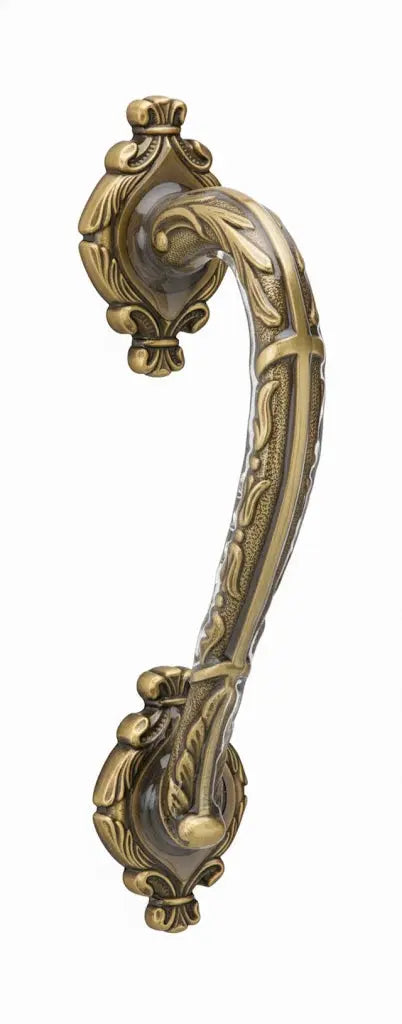 Empire door pull handle on rosettes 11 in. Classica collection.