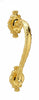 Empire door pull handle on rosettes 11 in. Classica collection.