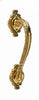 Empire door pull handle on rosettes 11 in. Classica collection.