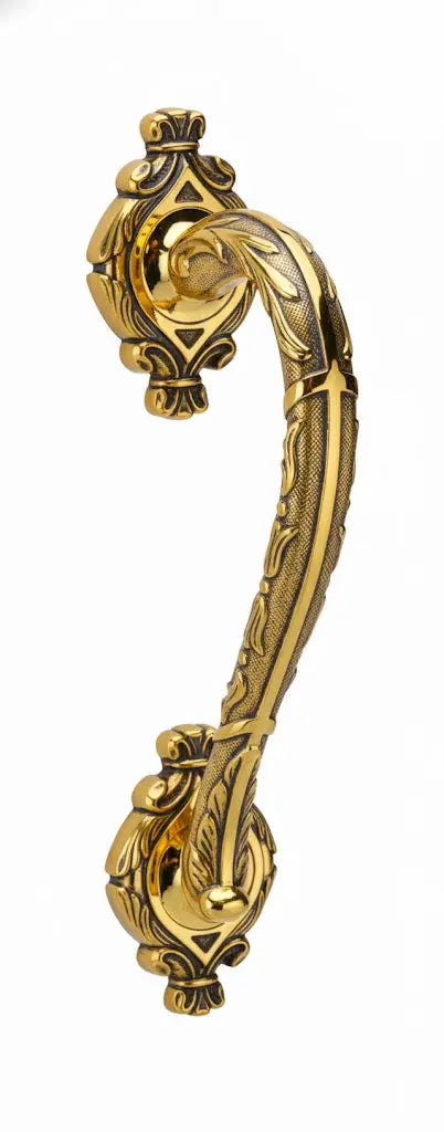 Empire door pull handle on rosettes 11 in. Classica collection.