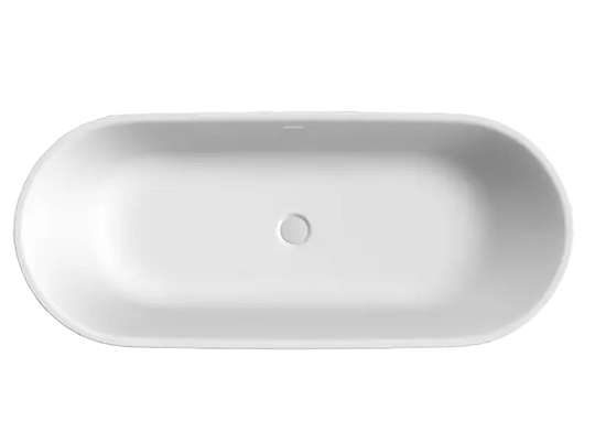 Noe Bathtub, Luxury bathtub , Solid Surface bathtub ,Matte white bathtub ,Large bathtub, free standing bathtub