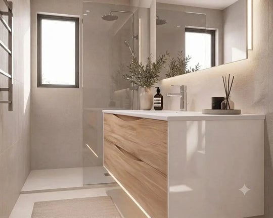 Flavia wall mounted bathroom vanity. Waterproof bathroom cabinet Secret Bath