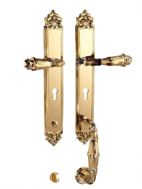 Gaia Entry Door Set. Luxury Front Door Lock Set.