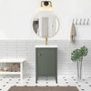 Gale free standing small bathroom vanity. Small bathroom cabinet. Secret Bath