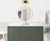 Gale free standing 60" single bathroom vanity. Fluted cabinet door. Secret Bath