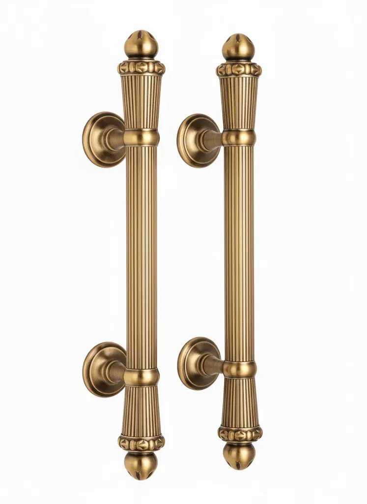 Giulia Door handles set 13.3". Luxury shower door pull handles set.
