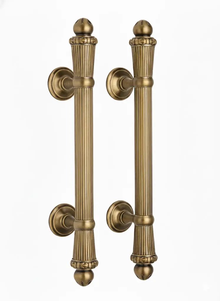 Giulia Door handles set 13.3". Luxury shower door pull handles set.