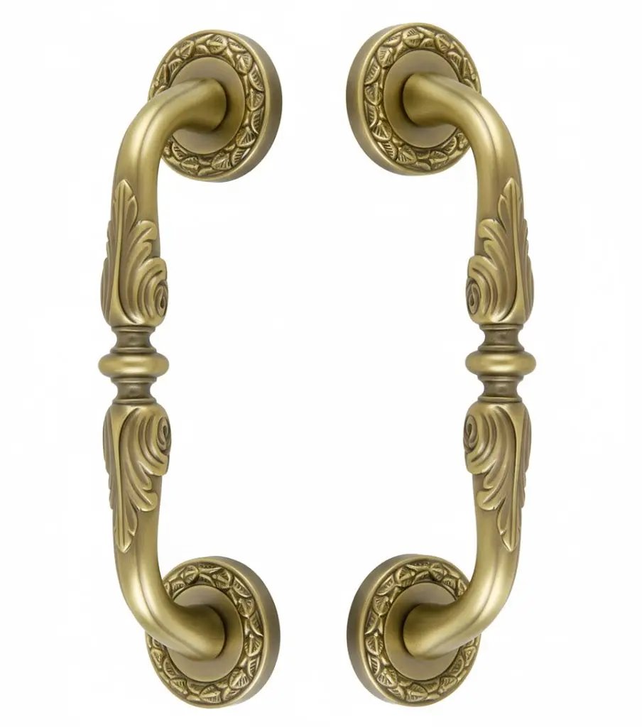 Gordes Luxury Door Pull handles set 9.5". Luxury entry door handles