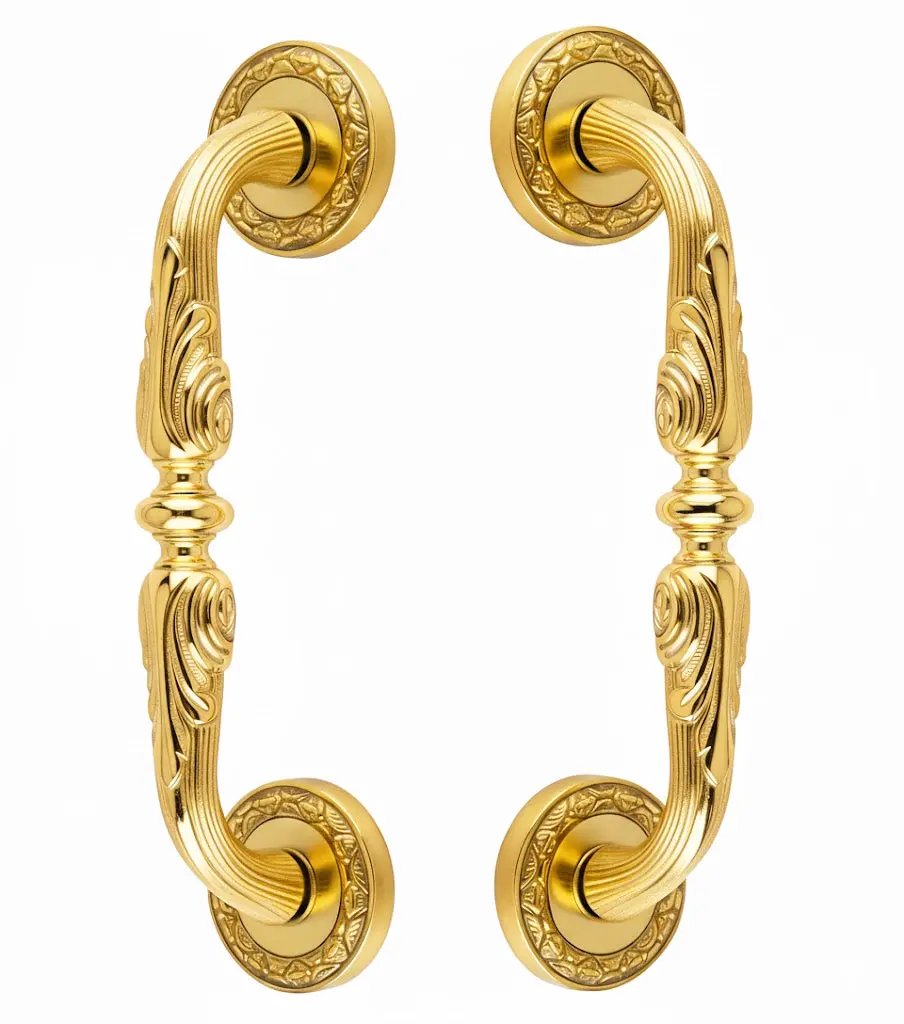 Gordes Luxury Door Pull handles set 9.5". Luxury entry door handles