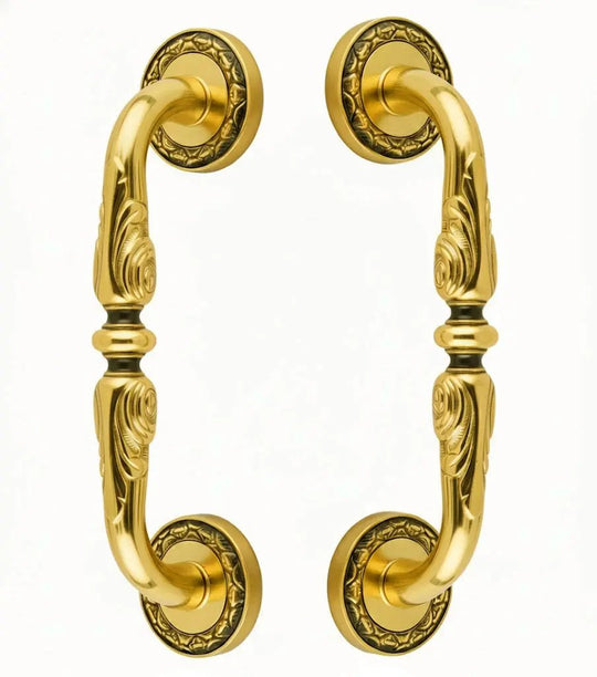 Gordes Luxury Door Pull handles set 9.5". Luxury entry door handles