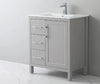 Grove free standing bathroom vanity. Waterproof bathroom cabinet. Secret Bath