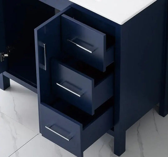 Grove free standing bathroom vanity. Waterproof bathroom cabinet. Secret Bath