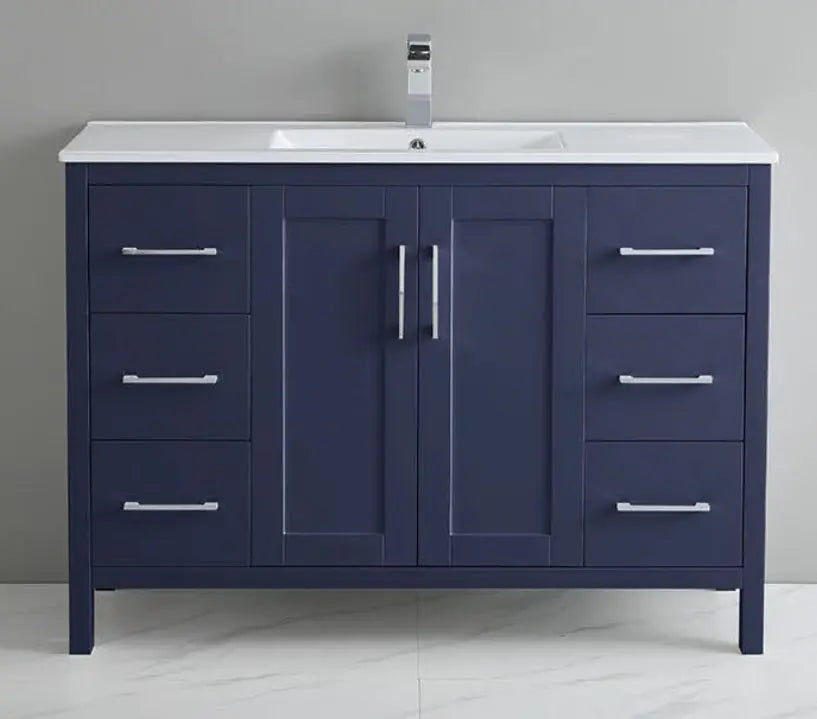 Grove free standing bathroom vanity. Waterproof bathroom cabinet. Secret Bath