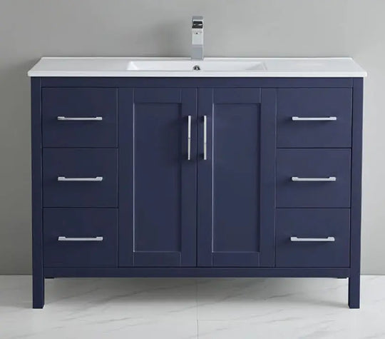 Grove free standing bathroom vanity. Waterproof bathroom cabinet. Secret Bath