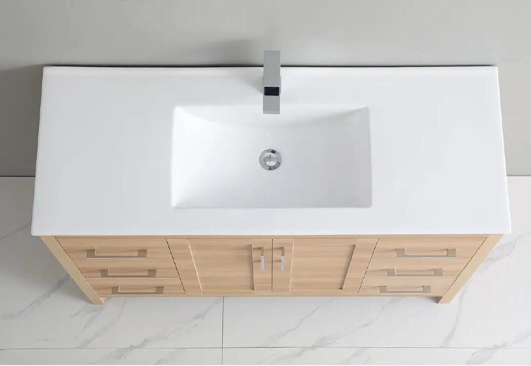 Grove free standing bathroom vanity. Waterproof bathroom cabinet. Secret Bath