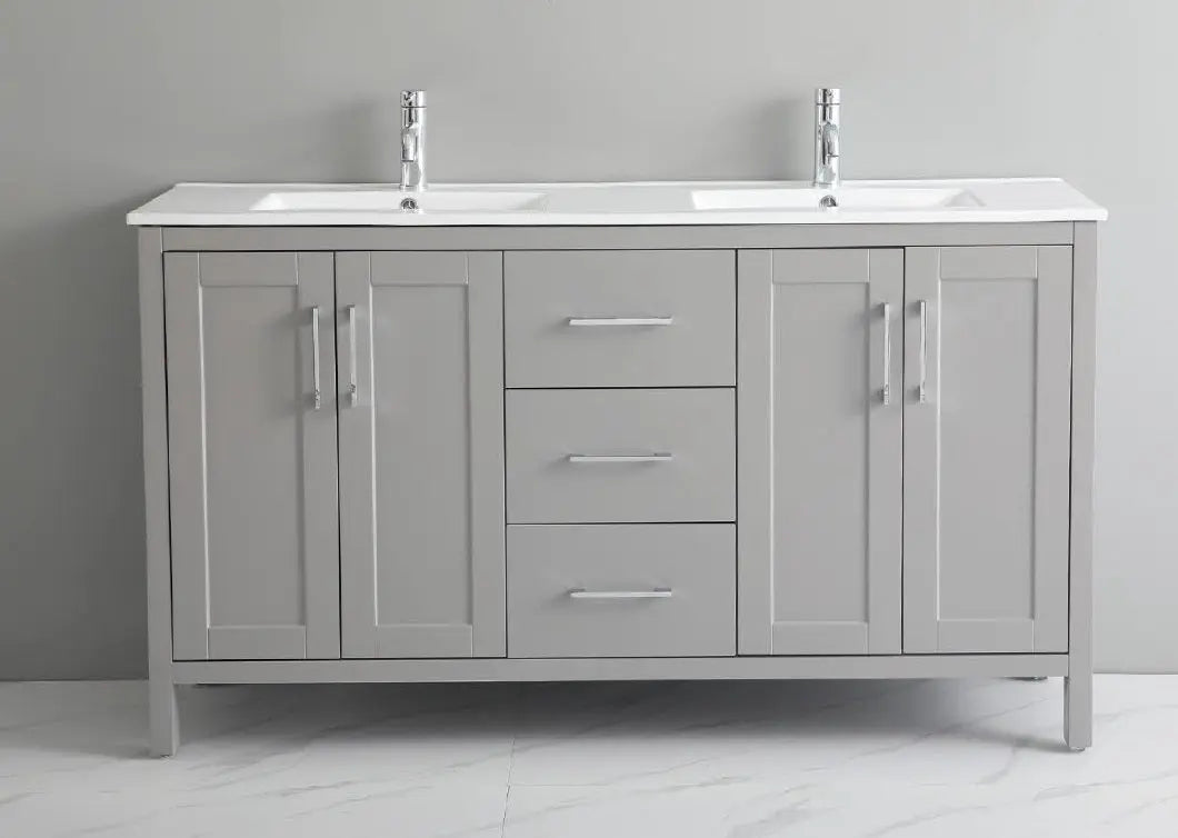 Grove free standing bathroom vanity. Waterproof bathroom cabinet. Secret Bath