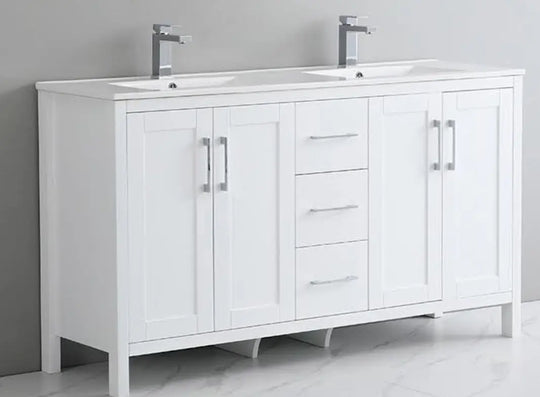 Grove free standing bathroom vanity. Waterproof bathroom cabinet. Secret Bath