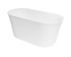 Iris White Solid Surface Bathtub. Luxury bathtub