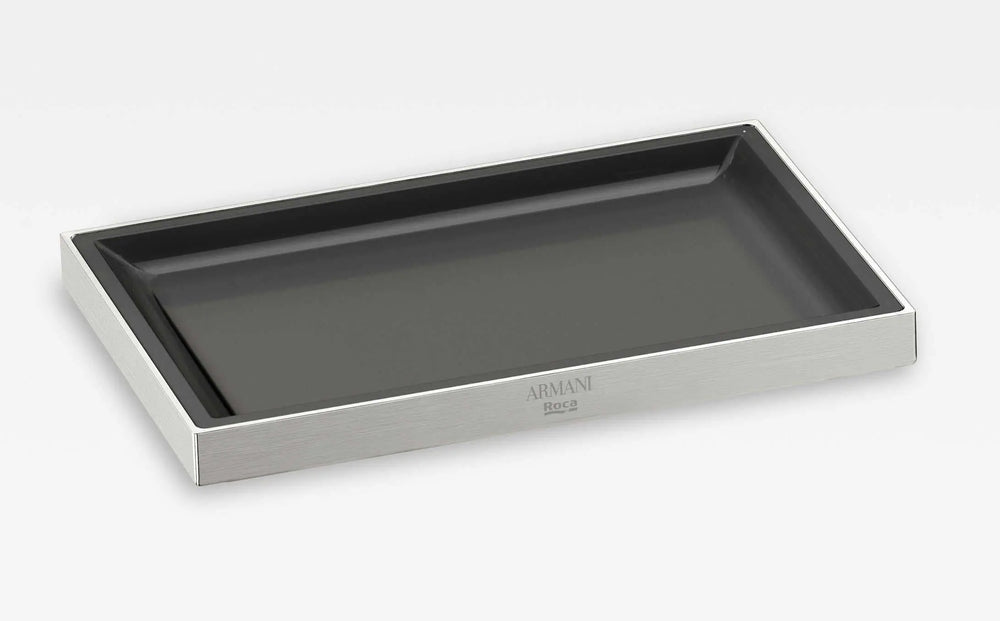 ARMANI/Roca Island table soap dish. Armani bathroom collection