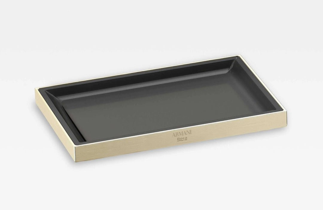 ARMANI/Roca Island table soap dish. Armani bathroom collection