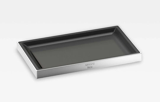 ARMANI/Roca Island table soap dish. Armani bathroom collection