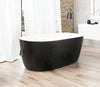 Kaja White Solid Surface Bathtub. Luxury bathtub Balteco