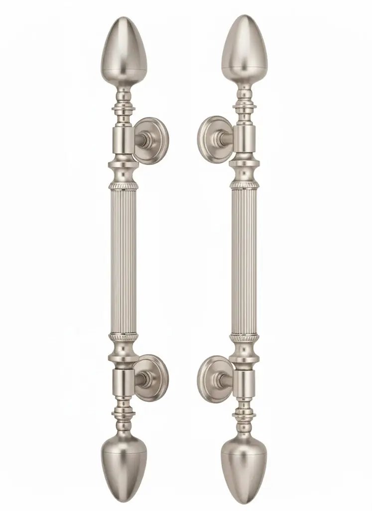 Loira Large Door pull handles set 27.5".  Luxury door hardware