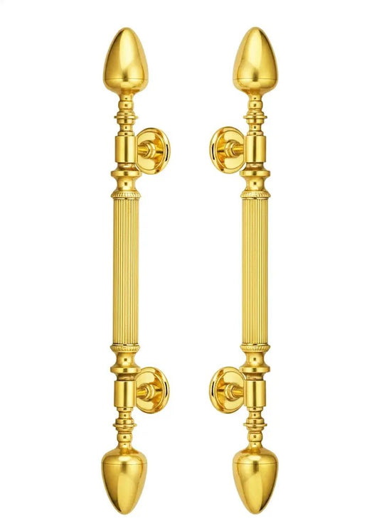 Loira Large Door pull handles set 27.5".  Luxury door hardware
