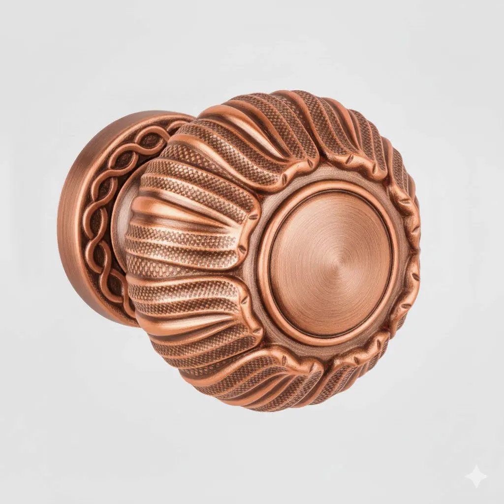 London Center door fixed knob 3 in . Classica collection. Door Knobs.