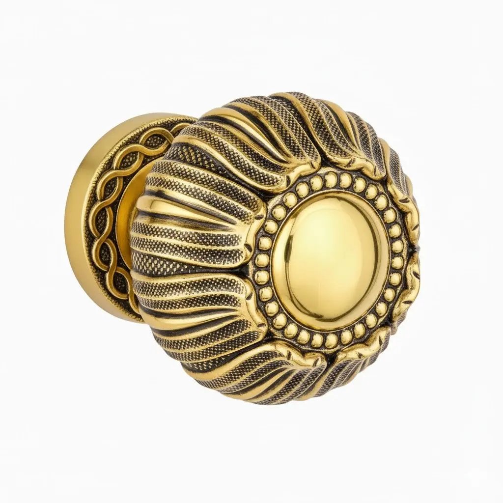 London Center door fixed knob 3 in . Classica collection. Door Knobs.
